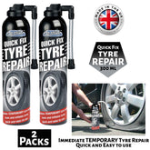 2X Quick Fix Tyre Repair 300ml Sealant